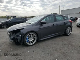 2017 Ford Focus ST with VIN 1FADP3L93HL309681, listed as a Copart auction lot 52079625 with 104,851 mi miles and Salvage Title. Bid and sale history available at carsss.com. Image 1.