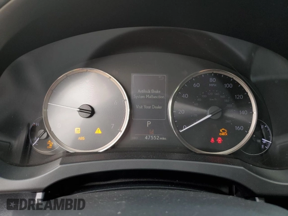 2018 Lexus IS 300 with VIN JTHBA1D27J5067821, listed as a Copart auction lot 53500935 with 47,552 mi miles and Salvage title. Bid and sale history available at DreamBid. Image 9.