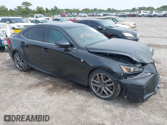 2017 Lexus IS 200t with VIN JTHBA1D24H5047441, listed as a IAAI auction lot 42209495 with 68,873 mi miles and . Bid and sale history available at DreamBid. Image 1.