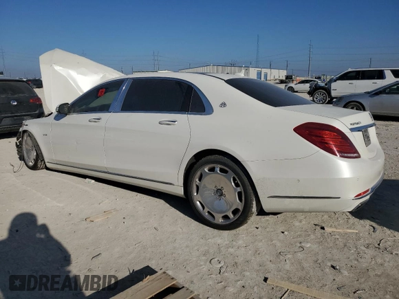 2017 Mercedes-Benz S with VIN WDDUX7GB3HA323645, listed as a Copart auction lot 46950295 with Not Provided miles and Salvage Title. Bid and sale history available at DreamBid. Image 2.