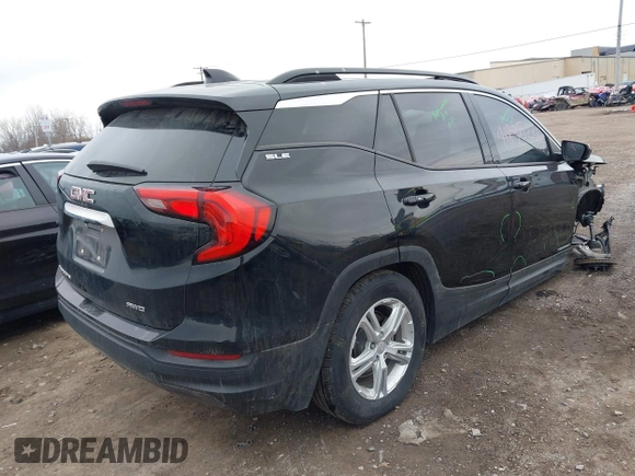 2020 GMC Terrain SLE with VIN 3GKALTEV8LL298326, listed as a IAAI auction lot 41895235 with 110,639 mi miles. Bid and sale history available at carsss.com. Image 4.