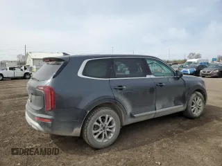 2022 Kia Telluride LX with VIN 5XYP24HC6NG222977, listed as a Copart auction lot 49654395 with 101,853 mi miles and Salvage title. Bid and sale history available at DreamBid. Image 3.