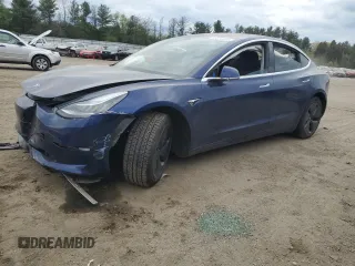 2018 Tesla Model 3 Long Range Battery with VIN 5YJ3E1EA9JF013144, listed as a Copart auction lot 53880835 with Not Provided miles and Salvage Title. Bid and sale history available at DreamBid. Image 1.
