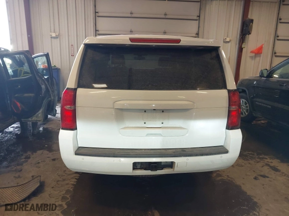 2018 Chevrolet Tahoe Commercial with VIN 1GNSKDEC7JR240082, listed as a IAAI auction lot 41608557 with 111,834 mi miles. Bid and sale history available at carsss.com. Image 16.