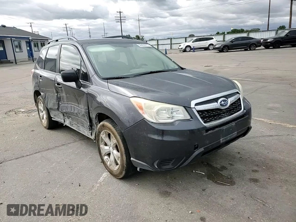 2015 Subaru Forester 2.5i with VIN JF2SJABC2FH470349, listed as a Copart auction lot 56432215 with 213,412 mi miles and Salvage title. Bid and sale history available at DreamBid. Image 14.