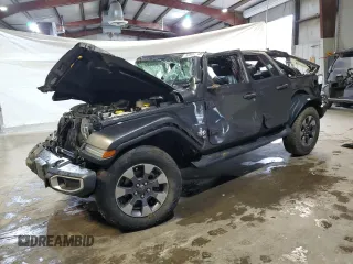 2019 Jeep Wrangler Unlimited Sahara z VIN 1C4HJXEG1KW609483, wystawiony jako Copart lot #55568175 z przebiegiem 97 930 mil mil oraz Szkoda całkowita • Salvage title. Historia ofert i sprzedaży dostępna na DreamBid. Obrazek 1.
