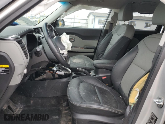 2017 Kia Soul + with VIN KNDJP3A5XH7437177, listed as a Copart auction lot 48389185 with 44,662 mi miles and Salvage Title. Bid and sale history available at carsss.com. Image 7.