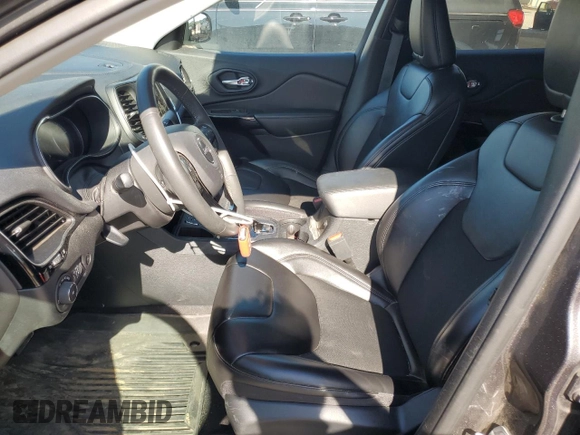 2020 Jeep Cherokee Altitude with VIN 1C4PJLLB1LD573710, listed as a Copart auction lot 57703275 with 124,016 mi miles and Salvage title. Bid and sale history available at DreamBid. Image 7.