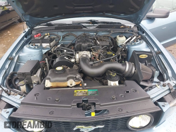 2005 Ford Mustang Deluxe z VIN 1ZVFT84N655195289, wystawiony jako IAAI lot #42182596 z przebiegiem 84 205 mil mil oraz . Historia ofert i sprzedaży dostępna na DreamBid. Obrazek 10.