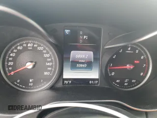 2017 Mercedes-Benz C 300 with VIN WDDWJ4JB5HF353525, listed as a Copart auction lot 49884705 with 53,840 mi miles and Salvage Title. Bid and sale history available at carsss.com. Image 9.