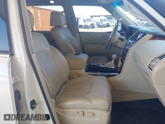 2016 Infiniti QX80 with VIN JN8AZ2NDXG9800865, listed as a IAAI auction lot 42827188 with 132,030 mi miles and . Bid and sale history available at DreamBid. Image 5.
