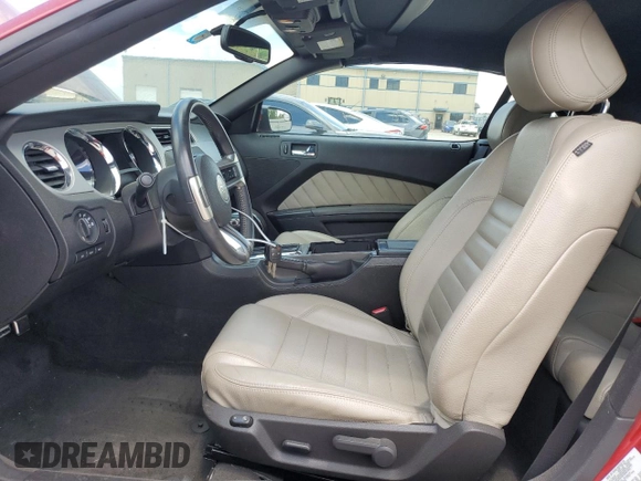 2012 Ford Mustang V6 with VIN 1ZVBP8EMXC5255516, listed as a Copart auction lot 54725125 with 125,901 mi miles and Salvage title. Bid and sale history available at DreamBid. Image 7.