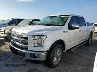 2016 Ford F-150 XLT with VIN 1FTEW1EG0GKF01758, listed as a Copart auction lot 76747074 with Not provided miles and Salvage title. Bid and sale history available at DreamBid. Image 1.