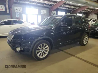2017 BMW X3 xDrive28i z VIN 5UXWX9C34H0T19833, wystawiony jako Copart lot #59721315 z przebiegiem 91 328 mil mil oraz Tytuł czysty. Historia ofert i sprzedaży dostępna na DreamBid. Obrazek 1.