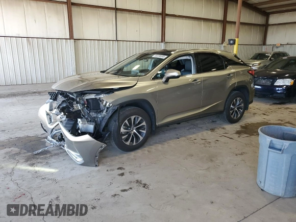 2022 Lexus RX with VIN 2T2HZMDA4NC331708, listed as a Copart auction lot 50336595 with 9,068 mi miles and Salvage Title. Bid and sale history available at carsss.com. Image 1.