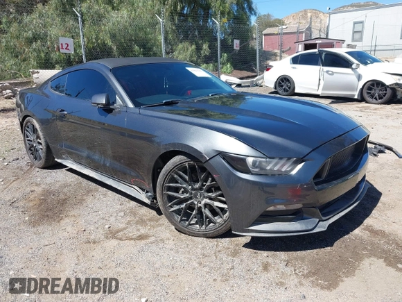 2016 Ford Mustang V6 with VIN 1FA6P8AM8G5303617, listed as a IAAI auction lot 41861943 with 161,572 mi miles and . Bid and sale history available at carsss.com. Image 1.