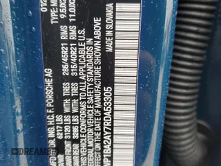 2024 Porsche Cayenne с VIN WP1BA2AY7RDA53305, выставлен на аукционе Copart как лот 41756545 с пробегом 6 596 миль миль и Списание • Salvage title. История ставок и продаж доступна на DreamBid. Изображение 13.