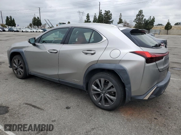 2019 Lexus UX 250h z VIN JTHU9JBH0K2003941, wystawiony jako Copart lot #53476155 z przebiegiem 94 603 mil mil oraz Szkoda całkowita • Salvage title. Historia ofert i sprzedaży dostępna na DreamBid. Obrazek 2.