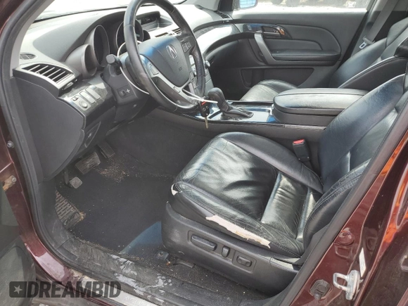 2009 Acura MDX with VIN 2HNYD28209H522400, listed as a Copart auction lot 52952855 with 133,227 mi miles and Clean Title. Bid and sale history available at carsss.com. Image 7.