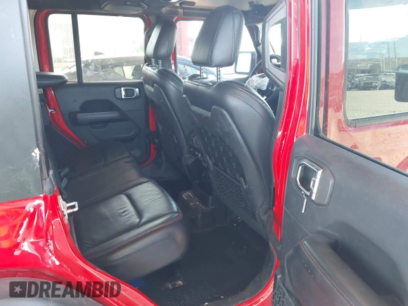 2018 Jeep Wrangler Unlimited Rubicon with VIN 1C4HJXFG0JW159287, listed as a IAAI auction lot 41911012 with 93,784 mi miles and . Bid and sale history available at DreamBid. Image 8.