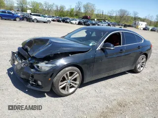 2017 BMW 4 Series 430i xDrive z VIN WBA4F9C30HG812540, wystawiony jako Copart lot #55082655 z przebiegiem 127 537 mil mil oraz Szkoda całkowita • Salvage title. Historia ofert i sprzedaży dostępna na DreamBid. Obrazek 1.
