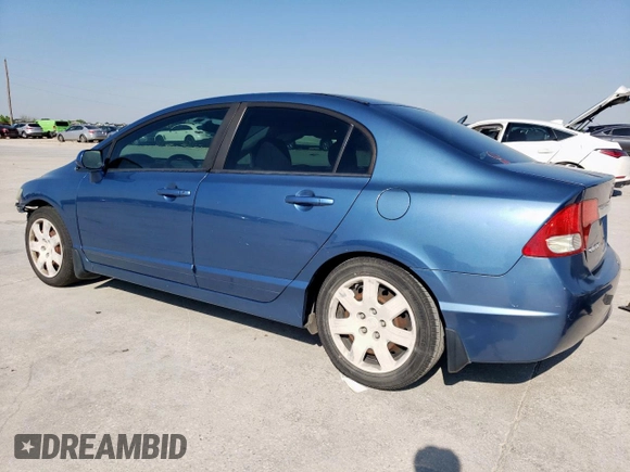 2011 Honda Civic LX with VIN 19XFA1F55BE039256, listed as a Copart auction lot 52172775 with 138,188 mi miles and Salvage Title. Bid and sale history available at DreamBid. Image 2.