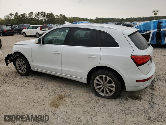 2013 Audi Q5 Premium with VIN WA1CFAFP2DA053900, listed as a Copart auction lot 49457465 with 99,417 mi miles and Salvage Title. Bid and sale history available at carsss.com. Image 2.