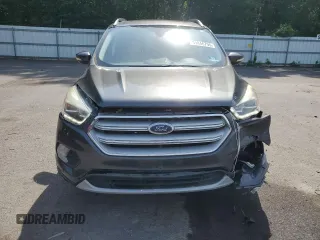 2018 Ford Escape Titanium with VIN 1FMCU9J91JUA47420, listed as a Copart auction lot 61846795 with 77,246 mi miles and Salvage title. Bid and sale history available at DreamBid. Image 5.