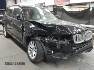 2016 BMW X3 xDrive28i with VIN 5UXWX9C54G0D76469, listed as a IAAI auction lot 41535425 with 1 mi miles. Bid and sale history available at carsss.com. Image 1.