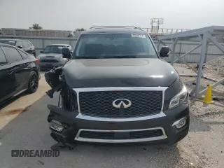 2015 Infiniti QX80 with VIN JN8AZ2NC2F9371470, listed as a Copart auction lot 70586774 with 136,169 mi miles and Salvage Title. Bid and sale history available at carsss.com. Image 5.