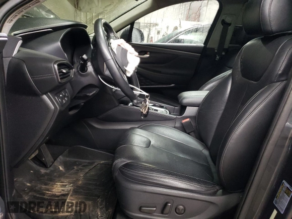 2020 Hyundai Santa Fe SEL with VIN 5NMS3CAA0LH152308, listed as a Copart auction lot 87057694 with 38,271 mi miles and Salvage Title. Bid and sale history available at carsss.com. Image 7.