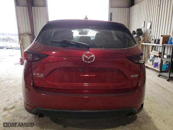 2018 Mazda CX-5 Touring with VIN JM3KFBCM5J0439348, listed as a Copart auction lot 46329985 with 0 mi miles and Salvage Title. Bid and sale history available at carsss.com. Image 6.