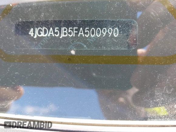 2015 Mercedes-Benz M 350 with VIN 4JGDA5JB5FA500990, listed as a IAAI auction lot 41738851 with 107,749 mi miles and . Bid and sale history available at DreamBid. Image 9.