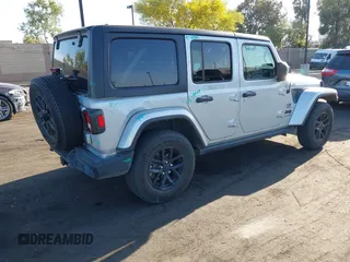 2023 Jeep Wrangler Willys with VIN 1C4HJXDG3PW577807, listed as a IAAI auction lot 42323674 with 28,808 mi miles and . Bid and sale history available at DreamBid. Image 4.