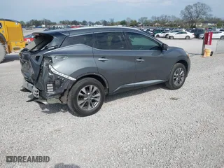 2017 Nissan Murano SV with VIN 5N1AZ2MG4HN137420, listed as a IAAI auction lot 41933199 with 65,025 mi miles. Bid and sale history available at carsss.com. Image 4.