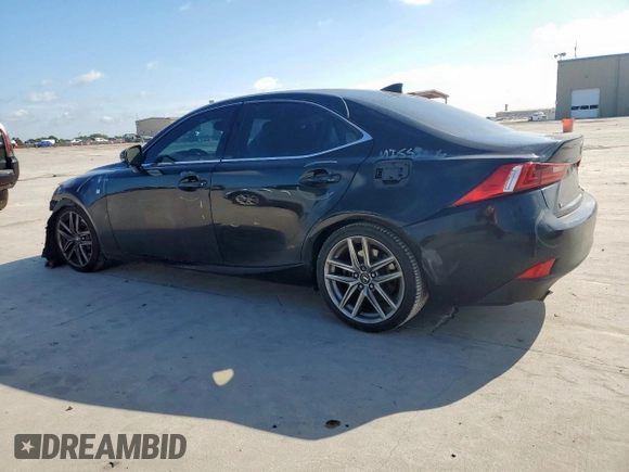 2016 Lexus IS 200t with VIN JTHBA1D26G5036004, listed as a Copart auction lot 62083205 with 33,779 mi miles and Salvage title. Bid and sale history available at DreamBid. Image 2.