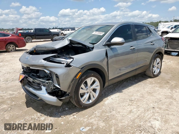 2024 Buick Encore GX Preferred с VIN KL4AMBSL6RB167289, выставлен на аукционе Copart как лот 58728565 с пробегом 8 456 миль миль и Списание • Salvage title. История ставок и продаж доступна на DreamBid. Изображение 1.