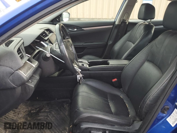 2017 Honda Civic EX-L with VIN 19XFC1F71HE004265, listed as a Copart auction lot 58888865 with 89,359 mi miles and Salvage title. Bid and sale history available at DreamBid. Image 7.