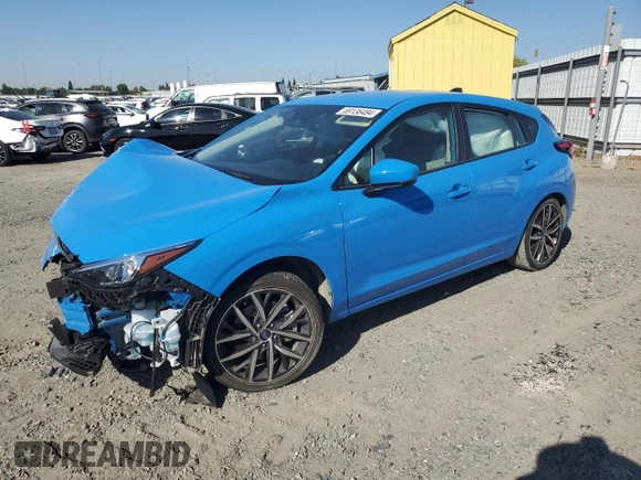 2024 Subaru Impreza Sport with VIN JF1GUAFC1R8233643, listed as a Copart auction lot 69136484 with 0 mi miles and Salvage Title. Bid and sale history available at carsss.com. Image 1.