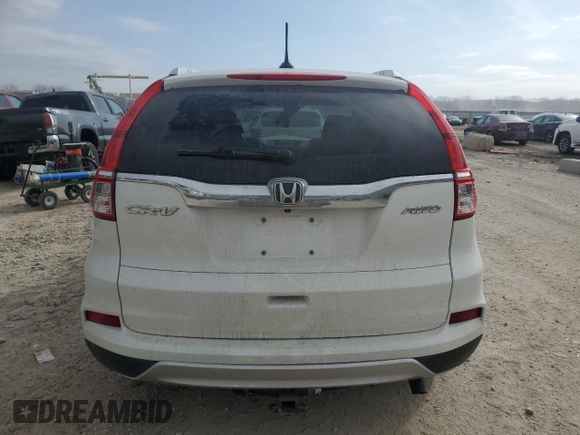 2015 Honda CR-V EX-L with VIN 5J6RM4H7XFL117414, listed as a Copart auction lot 47317535 with 174,768 mi miles and Salvage Title. Bid and sale history available at DreamBid. Image 6.