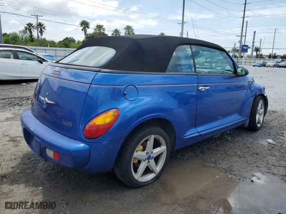 2005 Chrysler PT Cruiser GT with VIN 3C3AY75S35T285968, listed as a Copart auction lot 54061455 with 113,036 mi miles and Salvage Title. Bid and sale history available at carsss.com. Image 3.