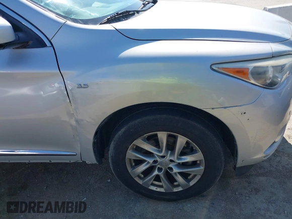 2014 Infiniti QX60 with VIN 5N1AL0MM6EC545596, listed as a IAAI auction lot 42453167 with 177,199 mi miles and . Bid and sale history available at DreamBid. Image 6.