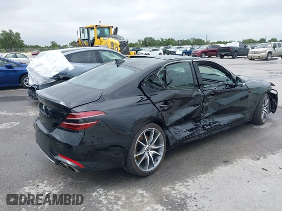 2022 Genesis G70 2.0T с VIN KMTG34TA2NU103715, выставлен на аукционе IAAI как лот 42163298 с пробегом 19 320 миль миль и . История ставок и продаж доступна на DreamBid. Изображение 4.