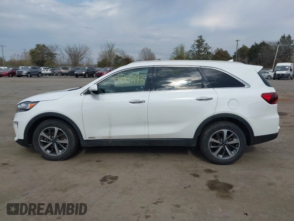 2019 Kia Sorento EX V6 with VIN 5XYPHDA51KG500108, listed as a IAAI auction lot 41900198 with 108,644 mi miles. Bid and sale history available at carsss.com. Image 15.