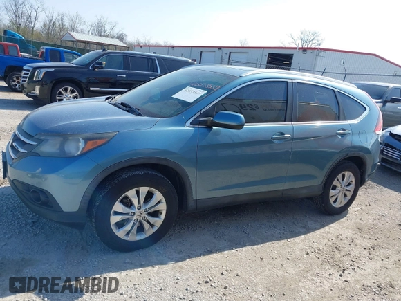 2013 Honda CR-V EX-L with VIN 5J6RM4H79DL034392, listed as a IAAI auction lot 42033537 with 162,011 mi miles. Bid and sale history available at carsss.com. Image 14.