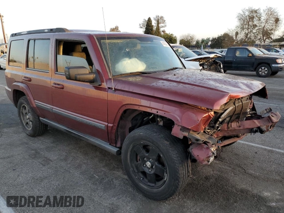 2007 Jeep Commander Sport z VIN 1J8HG48P17C601121, wystawiony jako Copart lot #41482495 z przebiegiem 199 263 mil mil oraz Szkoda całkowita • Salvage title. Historia ofert i sprzedaży dostępna na DreamBid. Obrazek 4.