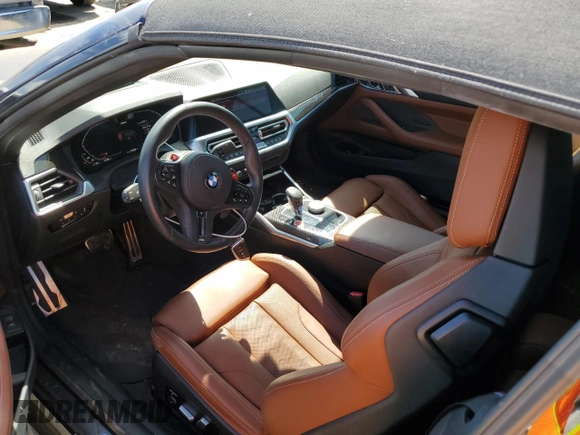 2023 BMW M4 Competition xDrive with VIN WBS33BA03PCL33387, listed as a Copart auction lot 49459394 with 13,259 mi miles. Bid and sale history available at carsss.com. Image 7.