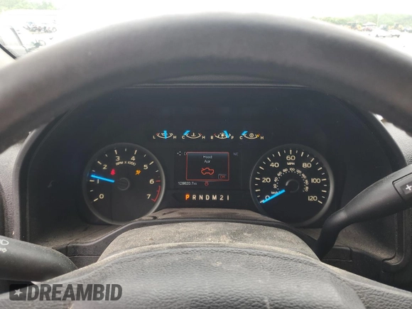 2017 Ford F-150 XL with VIN 1FTFX1EF0HFA55923, listed as a Copart auction lot 59979025 with 128,620 mi miles and Salvage title. Bid and sale history available at DreamBid. Image 9.