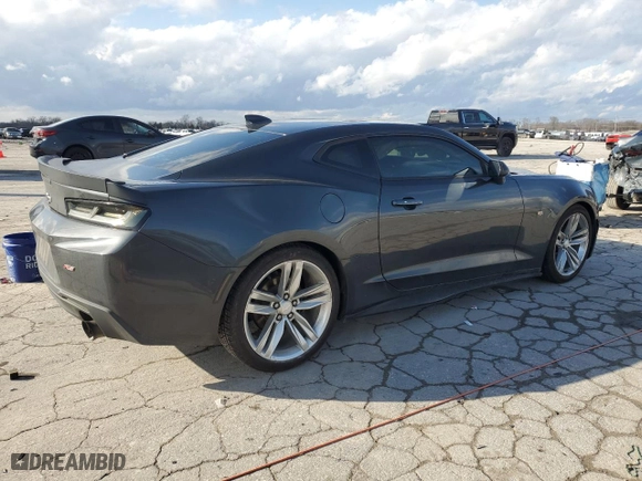 2017 Chevrolet Camaro 2LT with VIN 1G1FD1RS4H0102012, listed as a Copart auction lot 43510095 with 114,586 mi miles and Salvage Title. Bid and sale history available at carsss.com. Image 3.
