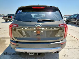 2021 Kia Telluride EX with VIN 5XYP34HCXMG188876, listed as a Copart auction lot 58031525 with 74,182 mi miles and Salvage title. Bid and sale history available at DreamBid. Image 6.